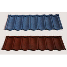 Anti-Earthquake Stone chip coated steel/metal roof tile with colourful,cheaper price